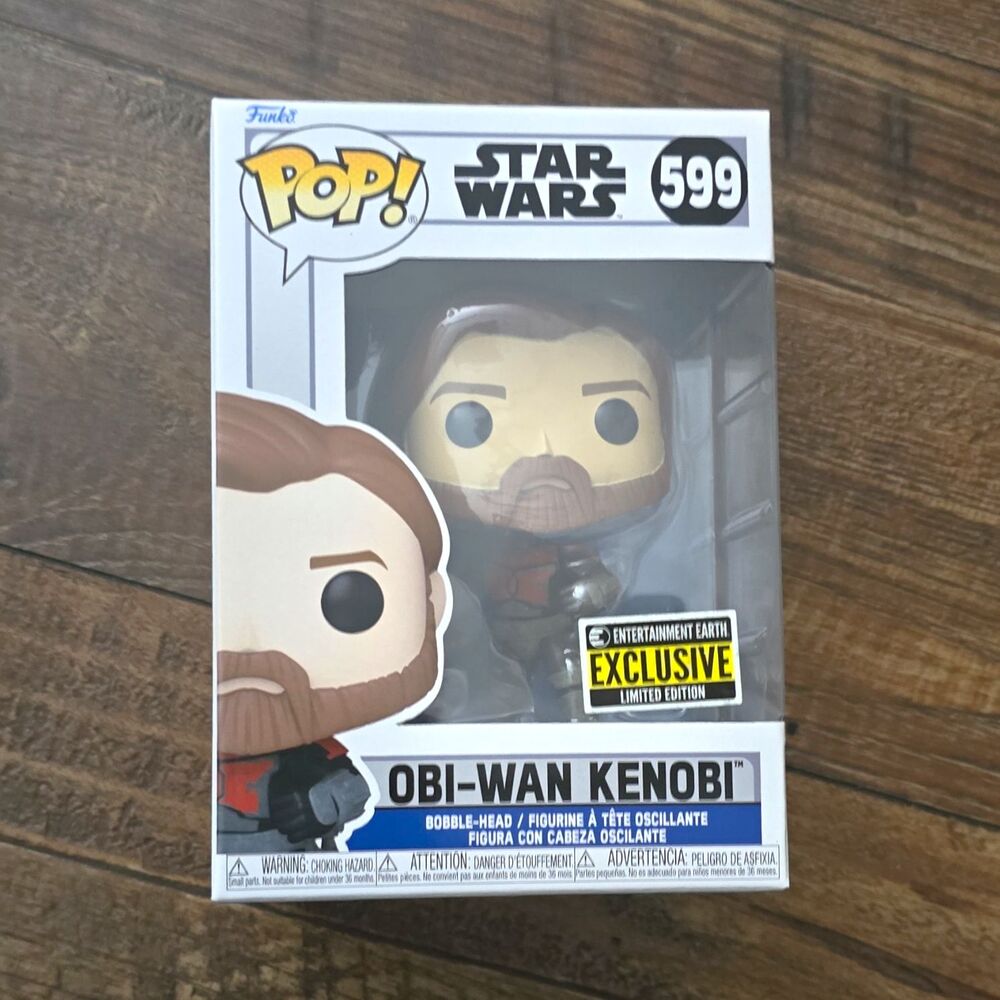 Funko Pop! Obi-Wan Kenobi #599 Bobble-Head Figurine Star Wars 2020 EE Exclusive